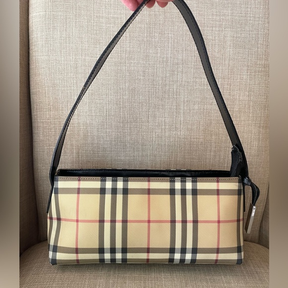 Authentic vintage burberry nova check shoulder bag T.02.2 (P04) - Picture 2 of 16